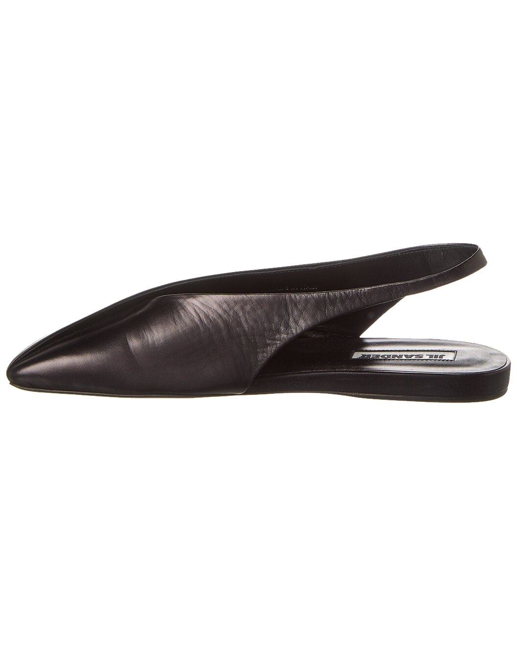 Jil Sander Leather Slingback Ballerina Flat - 2