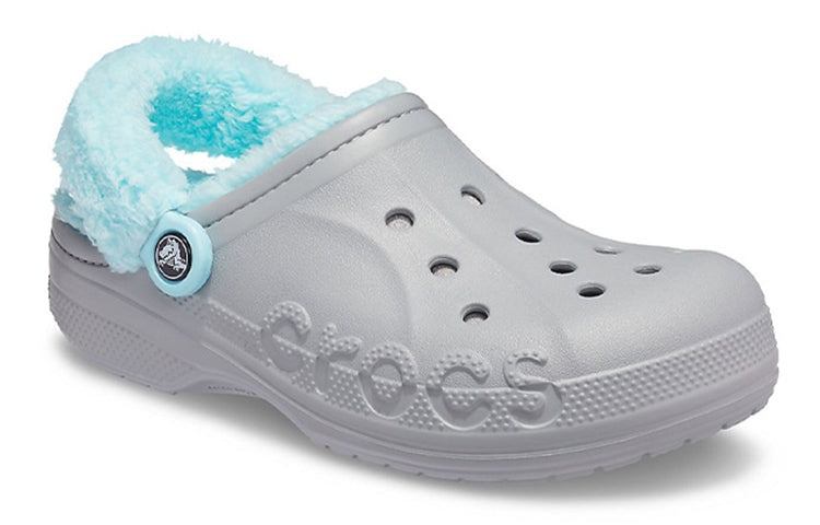 Crocs Classic clog Stay Warm Fleece Lined Shoe Unisex Gray Blue 206633-0IG - 4
