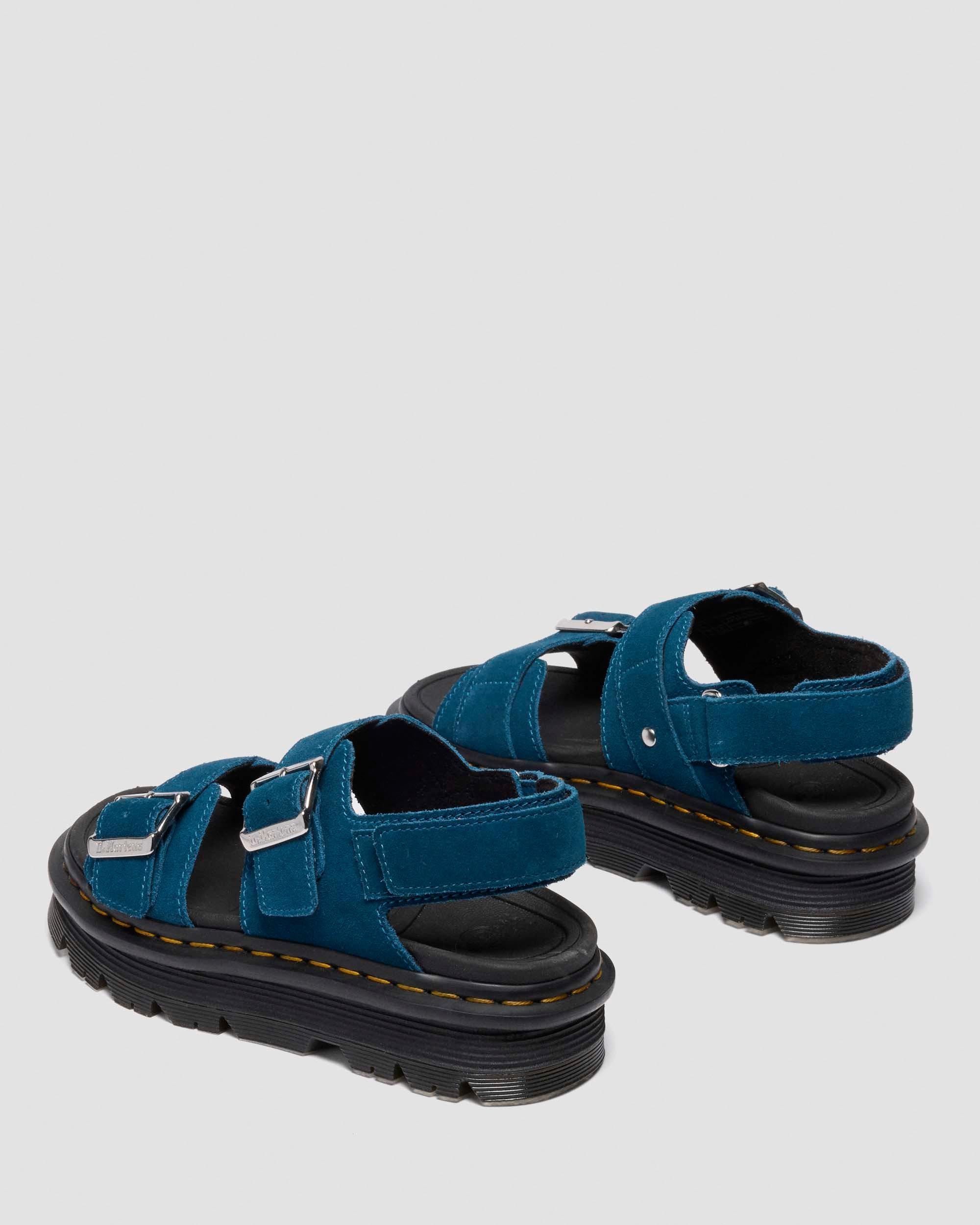 Zebzag Suede Sandals - 5