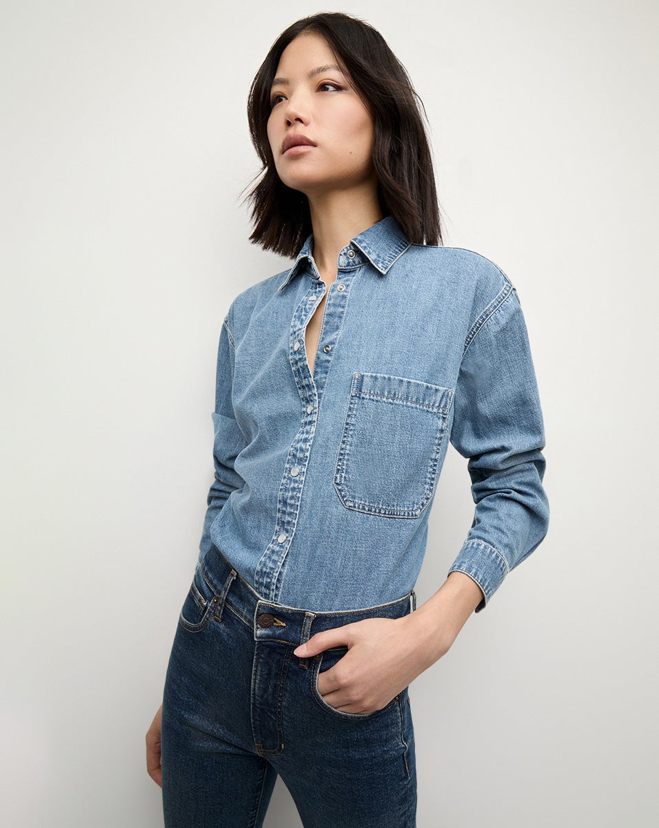 ADERES DENIM SHIRT - 2