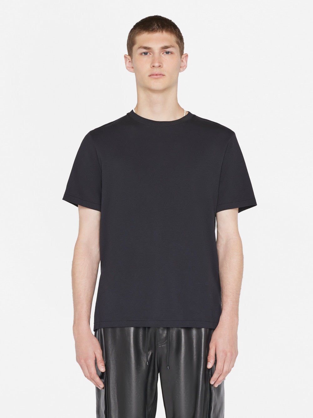 Duo Fold Tee in Noir - 4