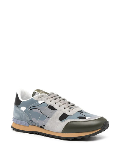 Valentino camouflage-print Rockrunner sneakers outlook