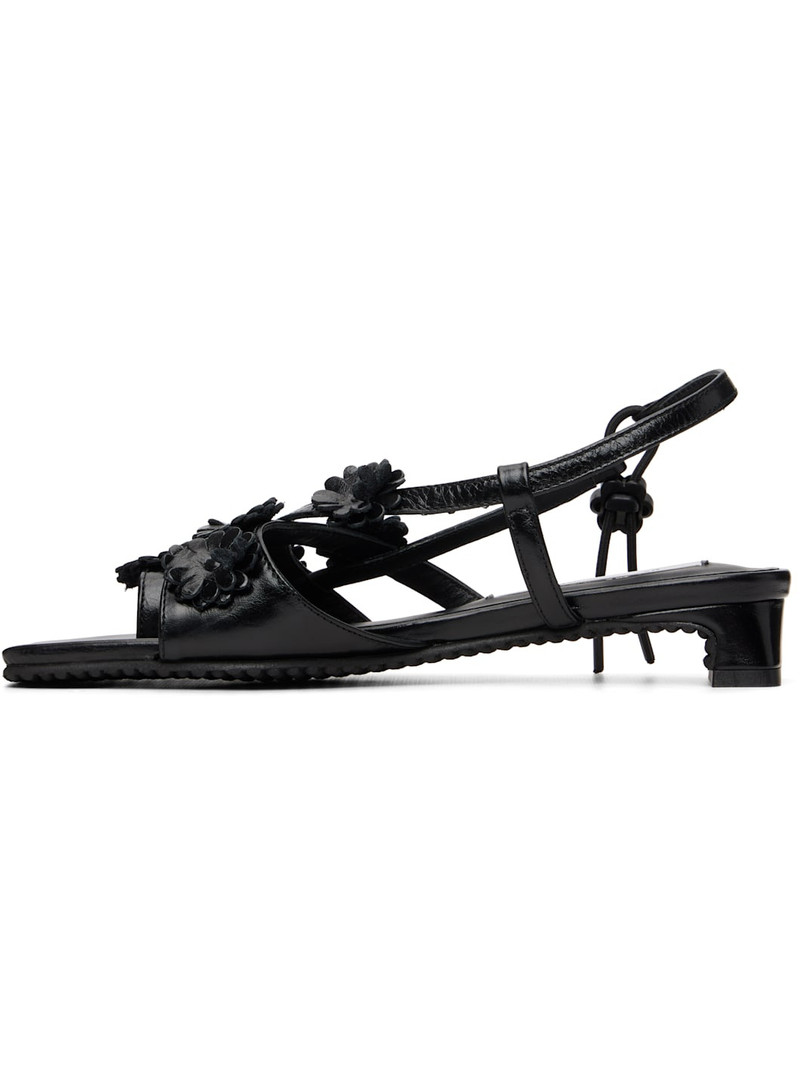 CECILIE BAHNSEN Black CBarna Heeled Sandals outlook