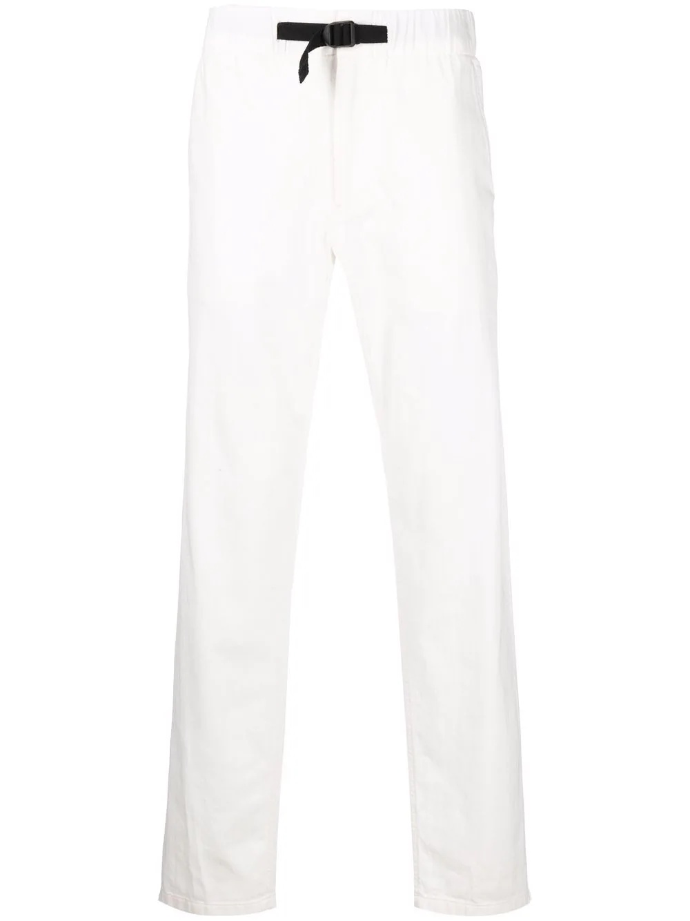 belted straight-leg trousers - 1