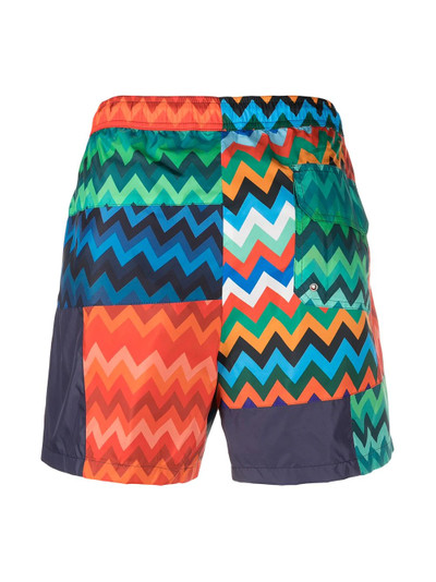 Missoni patchwork print swimming shorts outlook