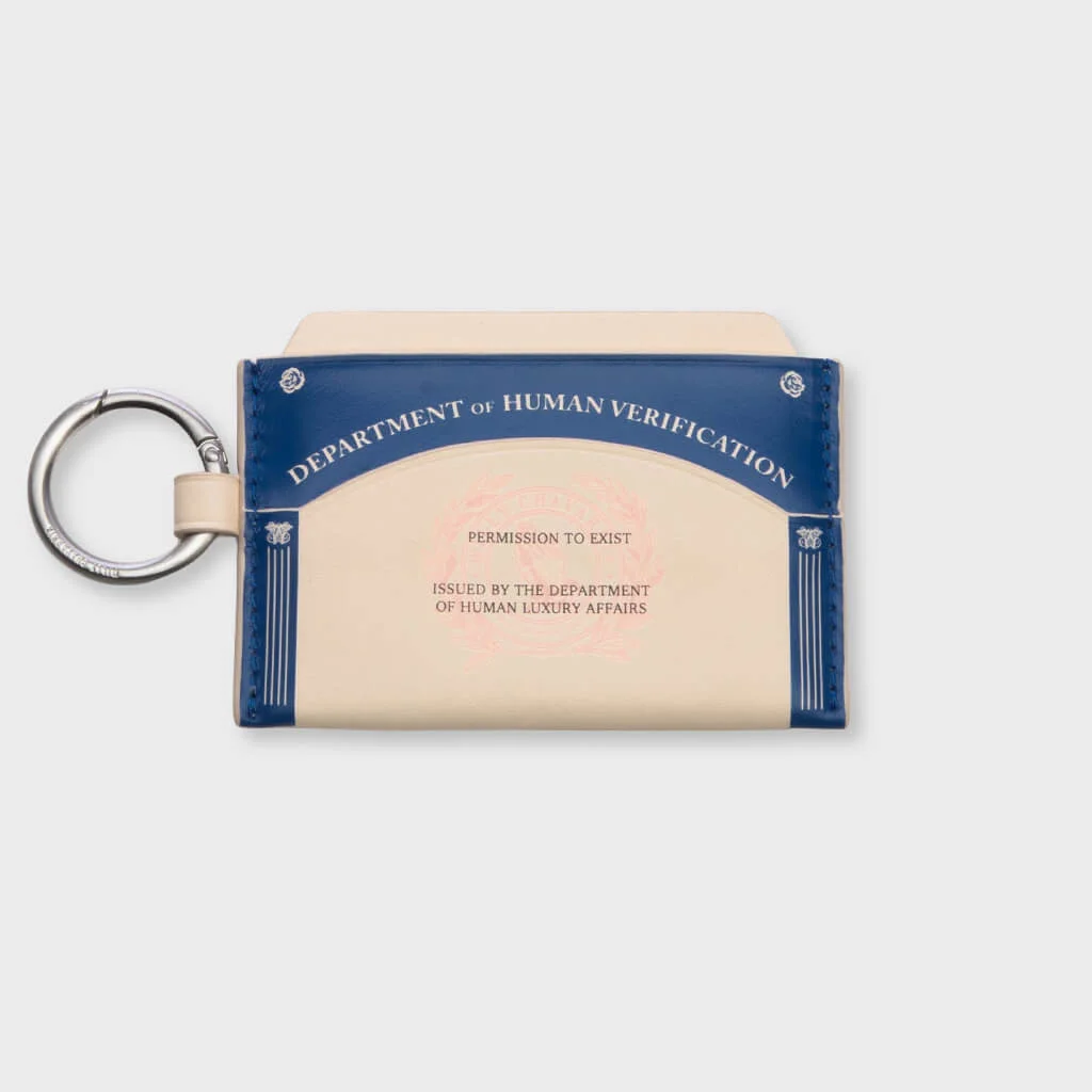 HUMAN VERIFICATION WALLET - ROYAL BLUE/WHITE - 1