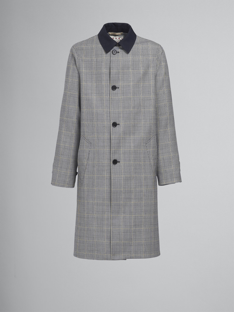 PRINCE OF WALES WOOL COAT 1