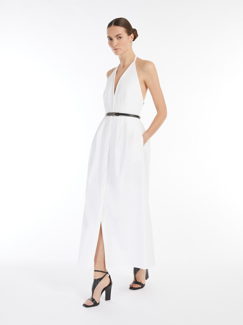 Max Mara ANCONA1234 Sleeveless gabardine dress outlook