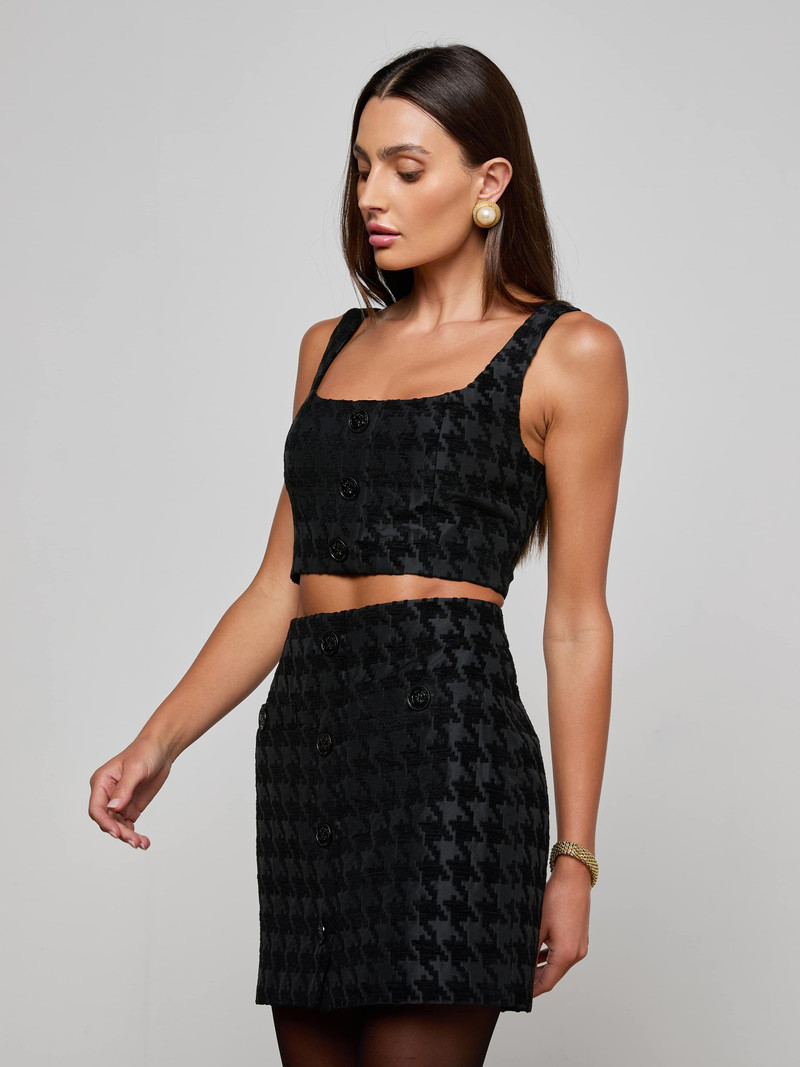 Maylin Houndstooth Top 3