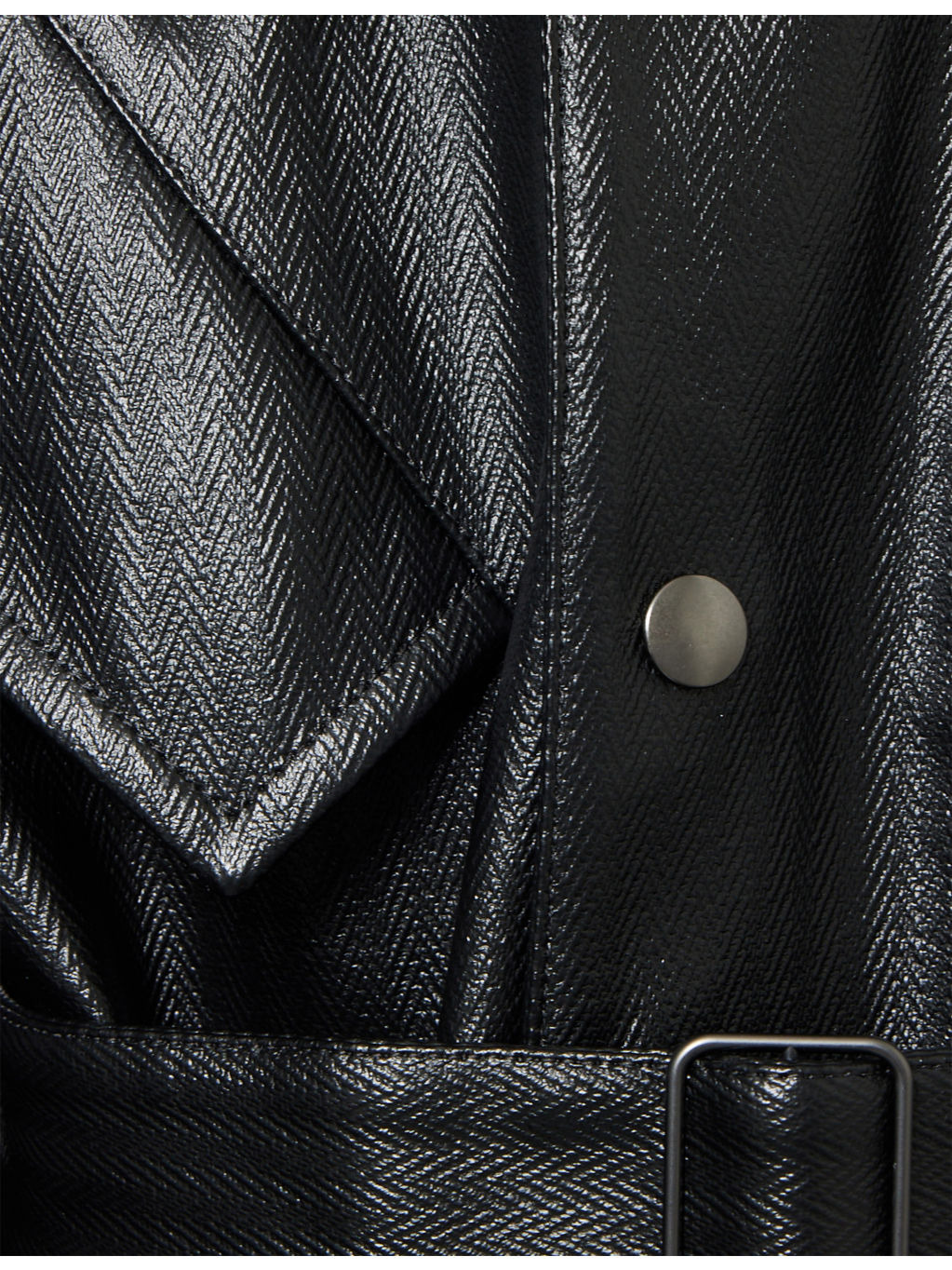 Belted Regular-Fit Coated-Cotton Jacket - 7