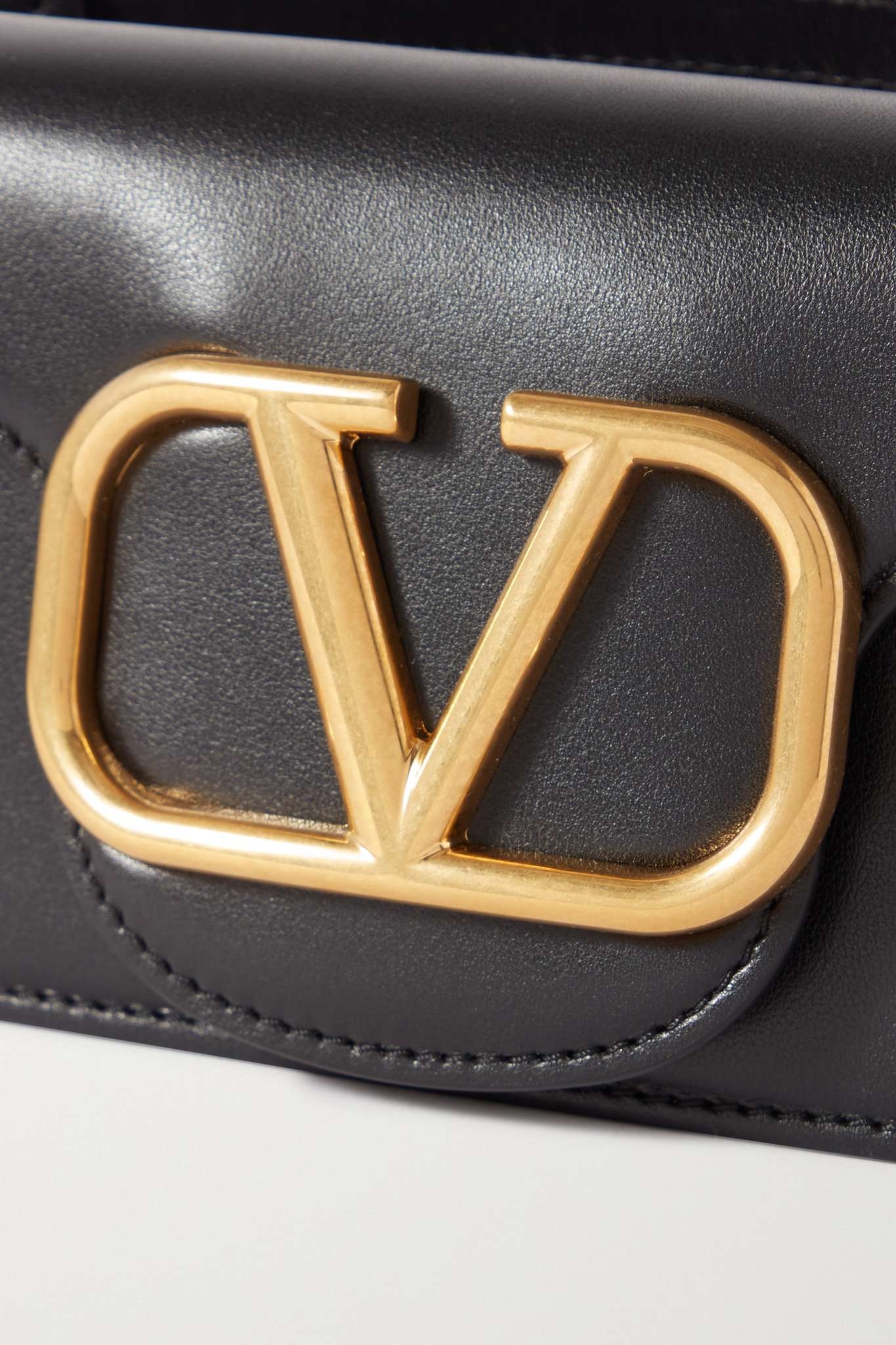 Valentino Garavani VLOGO leather shoulder bag - 4