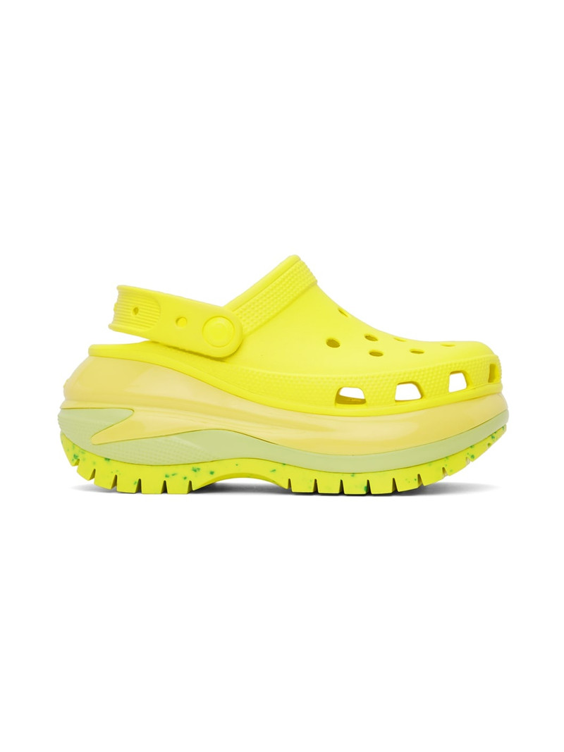 Yellow Mega Crush Clogs - 1