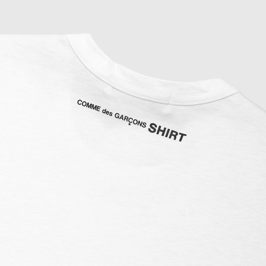 COMME des GARCONS/S/LOGO SHIRT/2023/美品 Comme des Garçons SHIRT OVERSIZED LOGO S/S T-SHIRT | REVERSIBLE