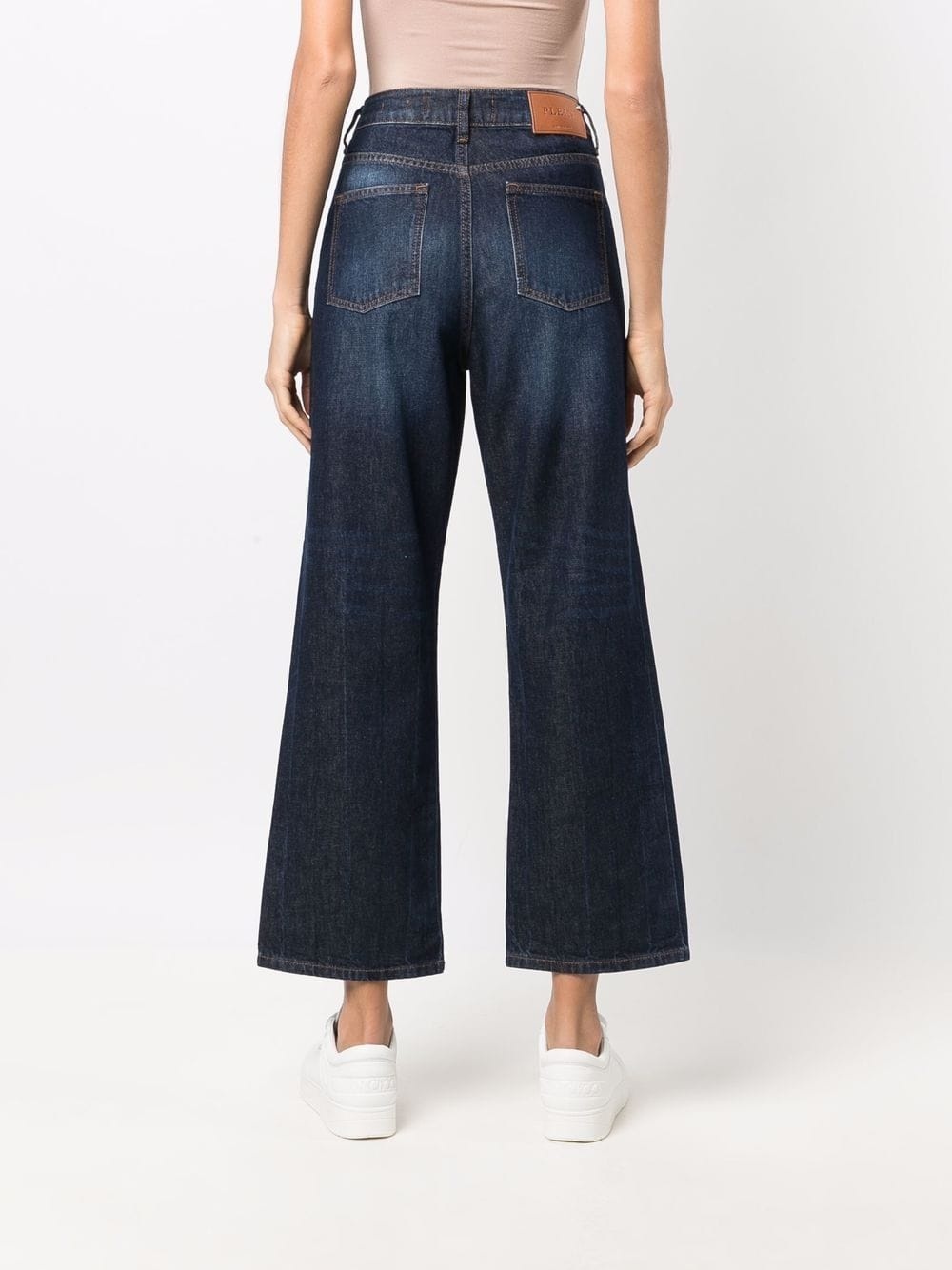 Iconic Plein wide-leg jeans - 4