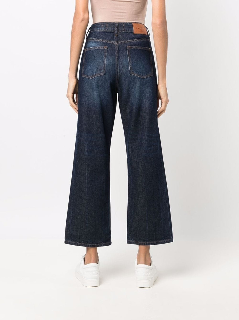 Iconic Plein wide-leg jeans 4