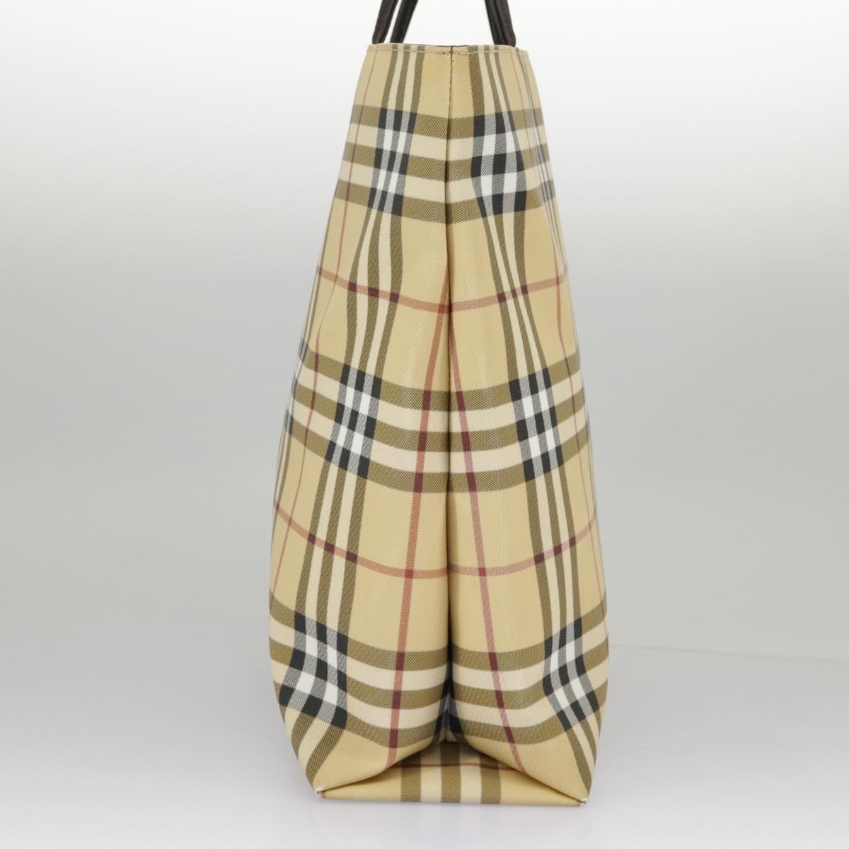 Burberry Nova Check Tote Bag Pvc Beige - 3