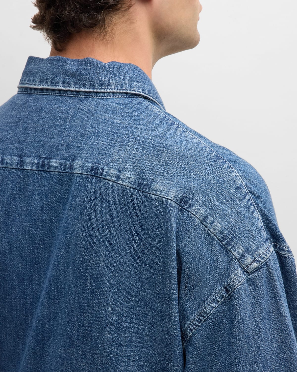 Men's Relaxed Denim Shirt - 7