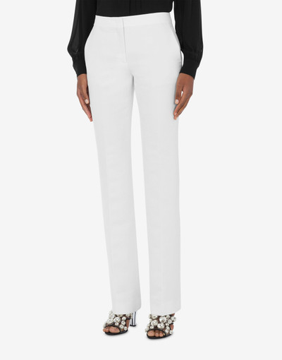 Moschino CLASSIC PANT DUCHESSE TROUSERS outlook