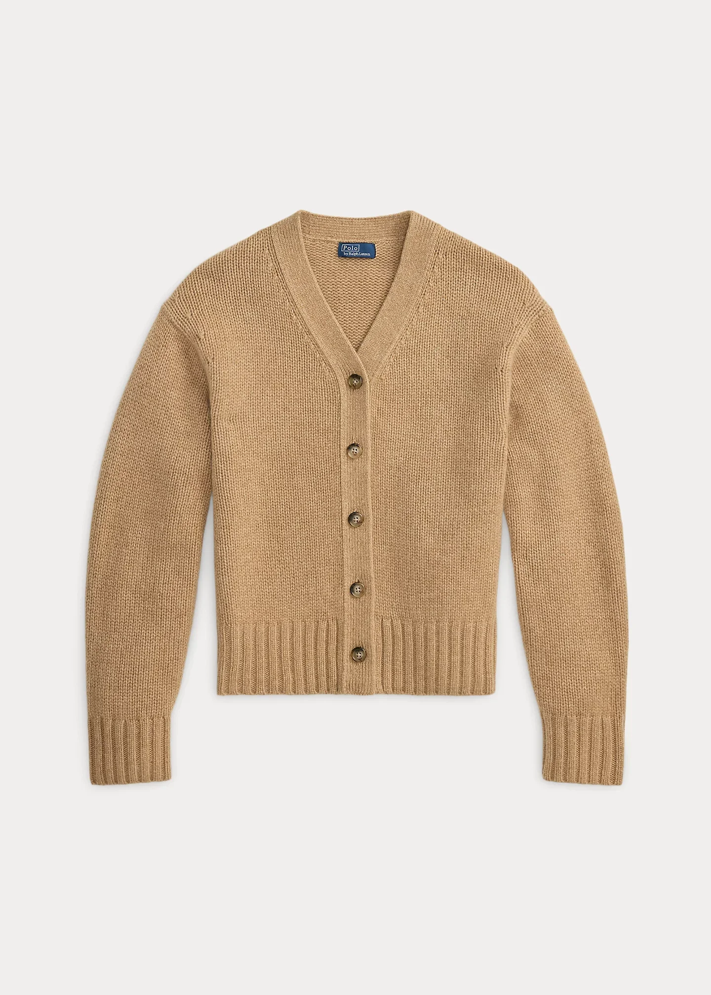 Cashmere V-Neck Cardigan - 1