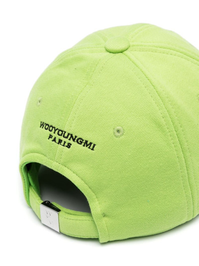 Wooyoungmi logo-embroidered cotton cap outlook