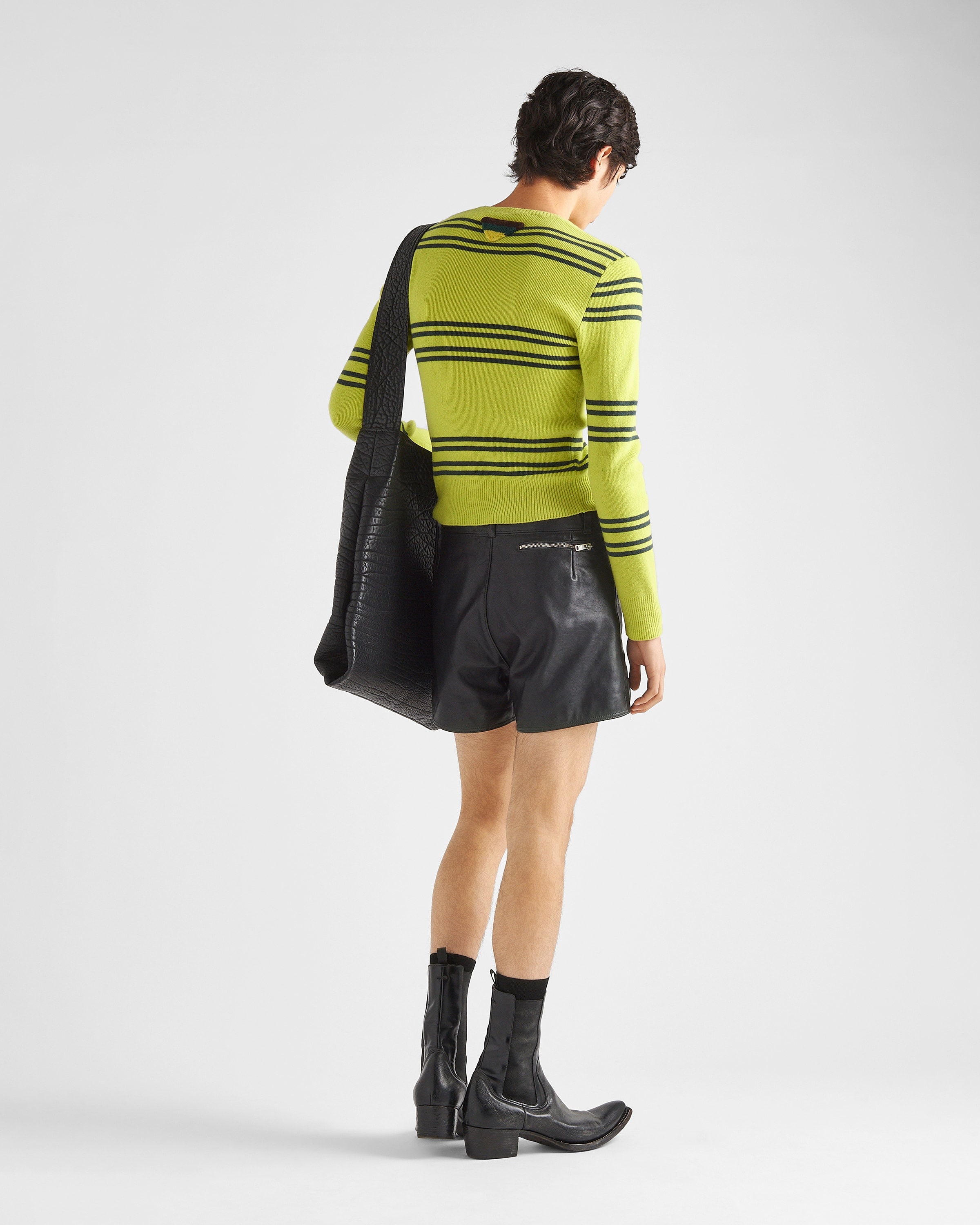 Lambswool crew-neck sweater - 5