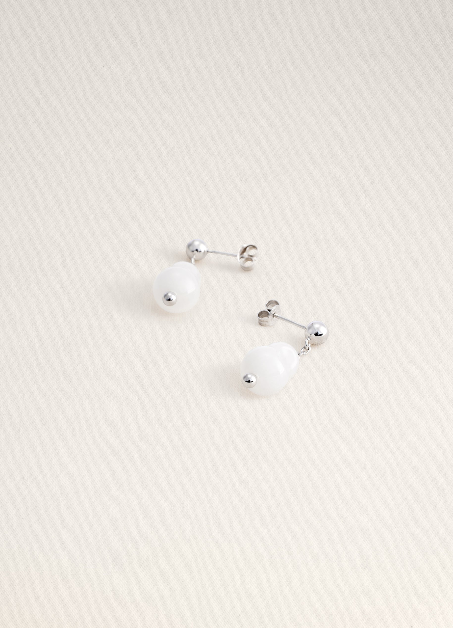 CARVED STONES EARRINGS - 2