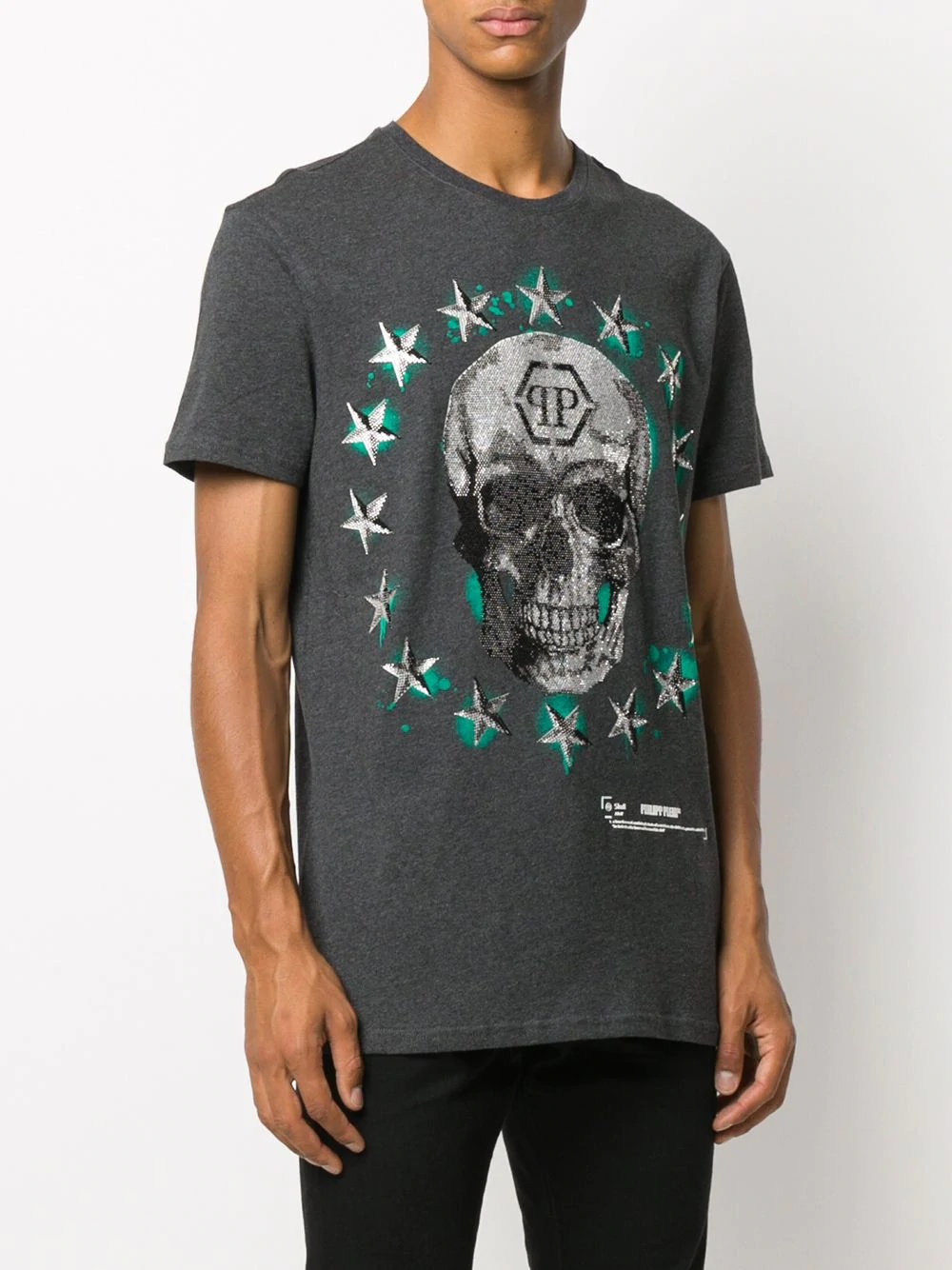 Skull logo print T-shirt - 3