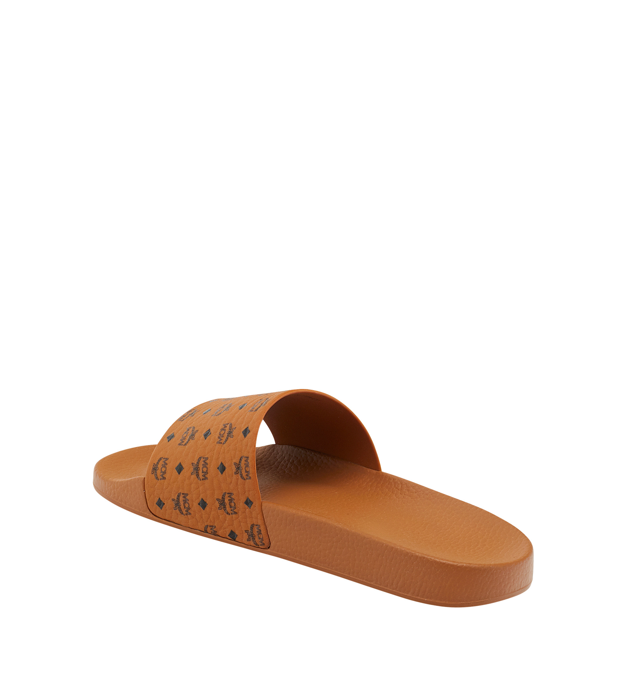 Monogram Print Rubber Slides - 4