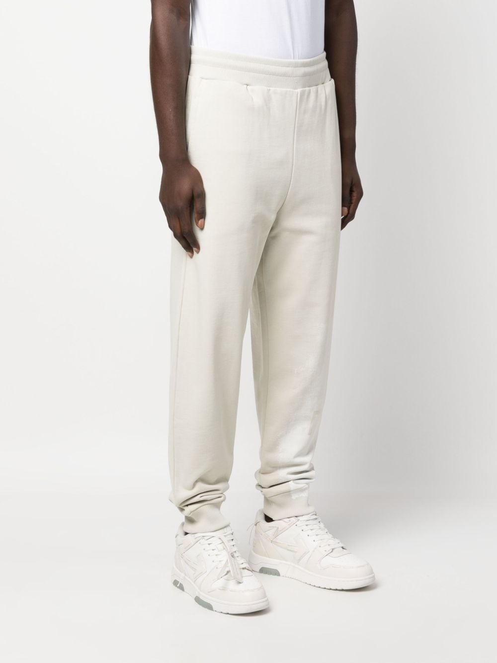 Brushstroke tapered track pants - 3