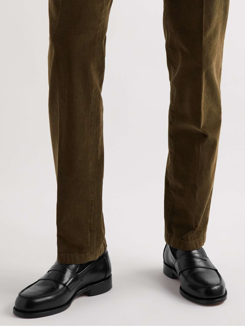 Grenson Epsom Leather Penny Loafers outlook