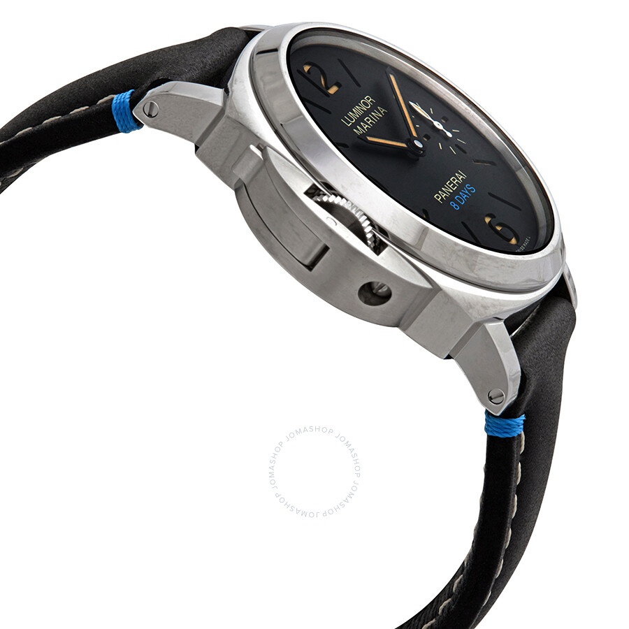 Panerai Luminor Left-Handed Hand Wind Black Dial Men's Watch PAM00796 - 2