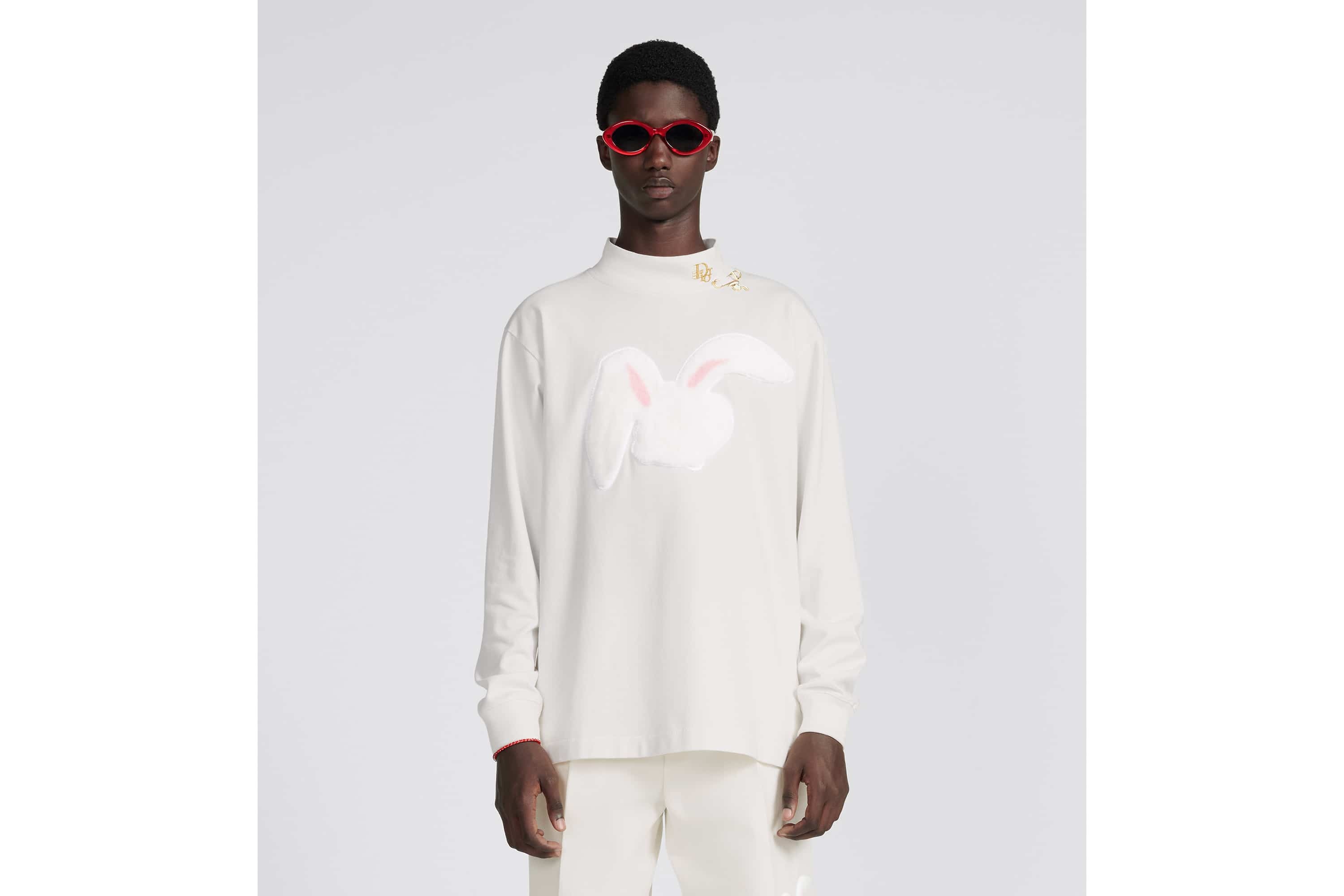 Relaxed-Fit DIOR BY ERL Long-Sleeved T-Shirt - 4