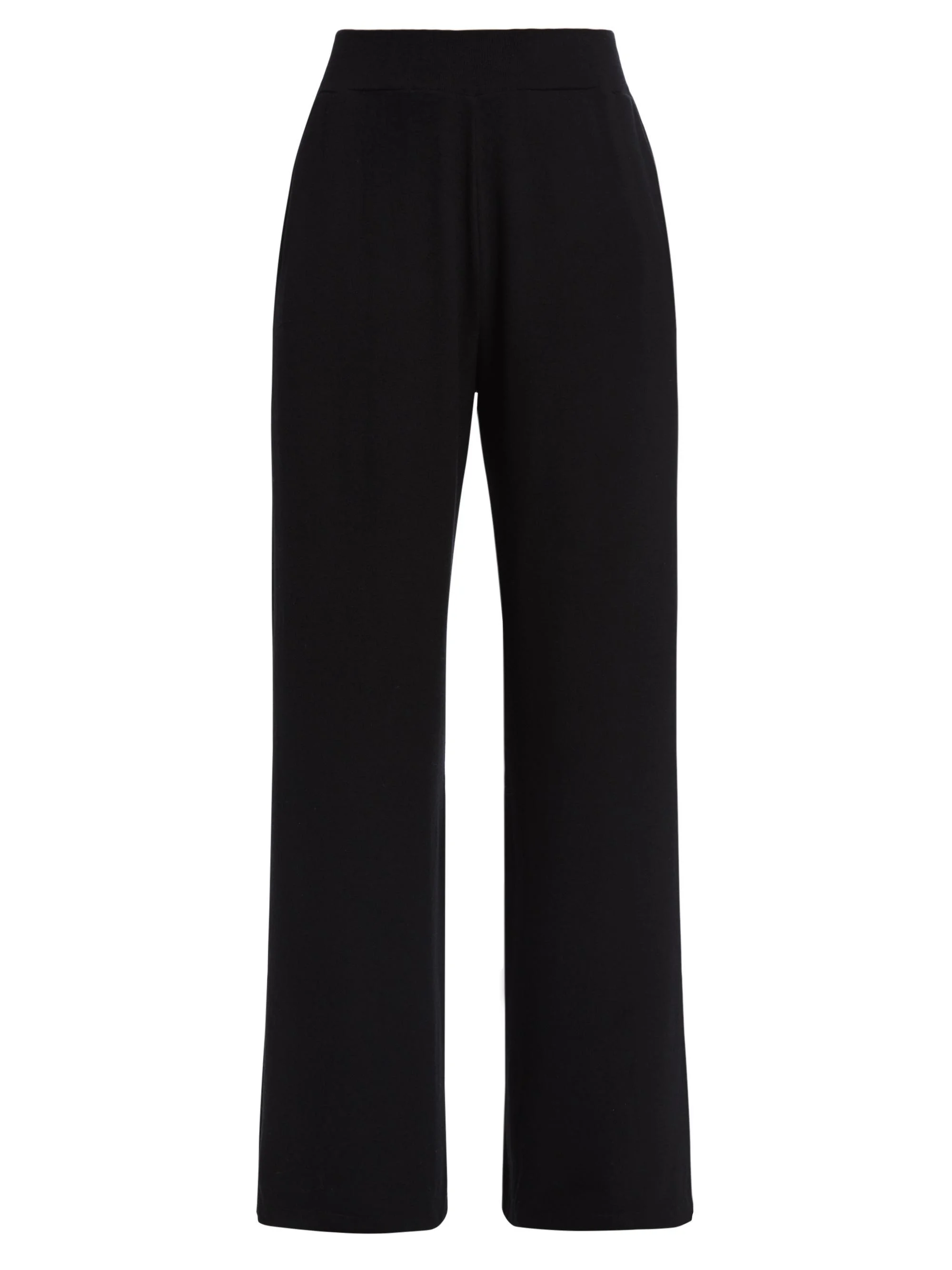 Women's Lauren Knit Wide-Leg Pants - Black - 1