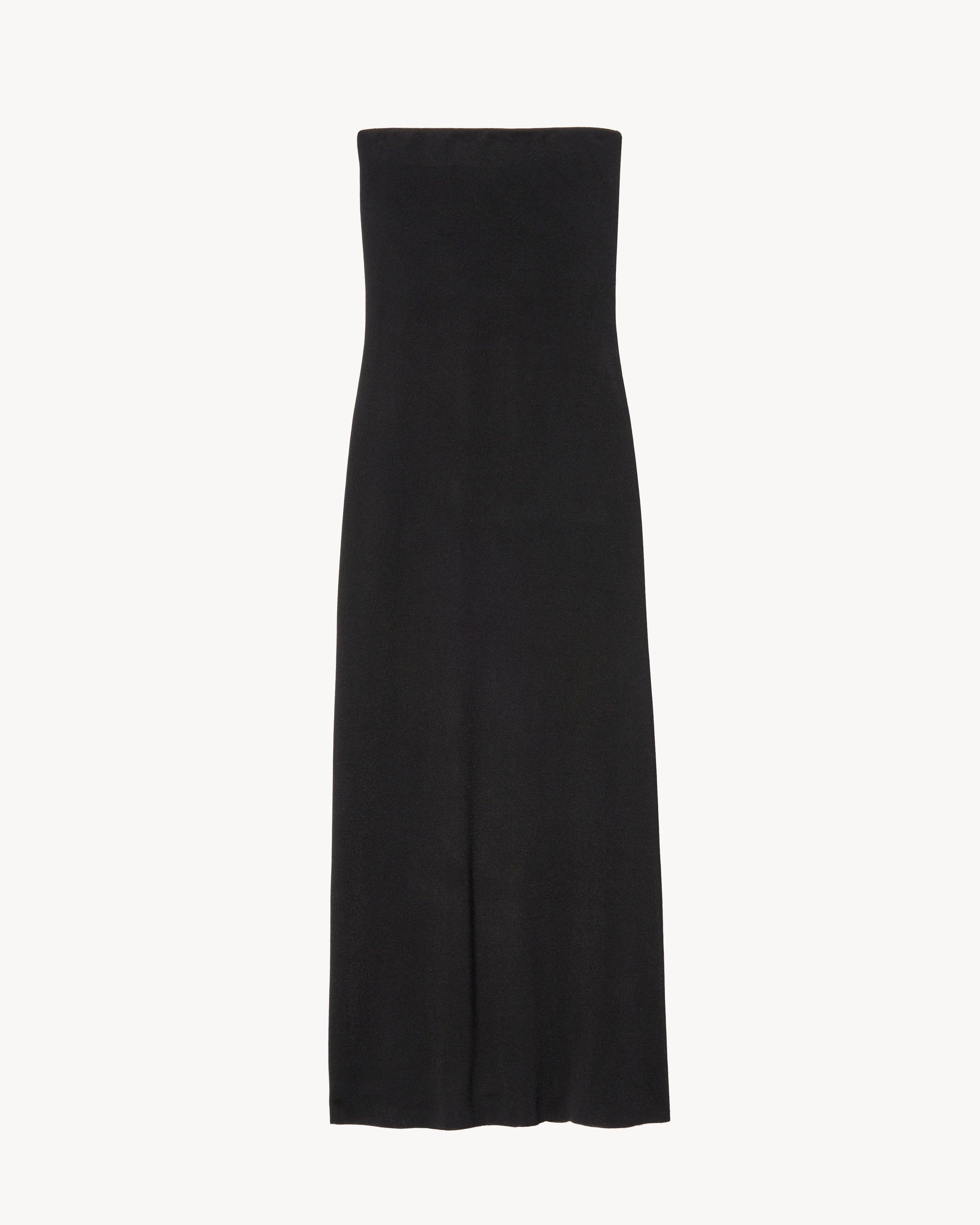 NILI LOTAN ストレッチニット ミディ丈ワンピース【関税なし】 NILI LOTAN Mozana strapless stretch-knit midi dress