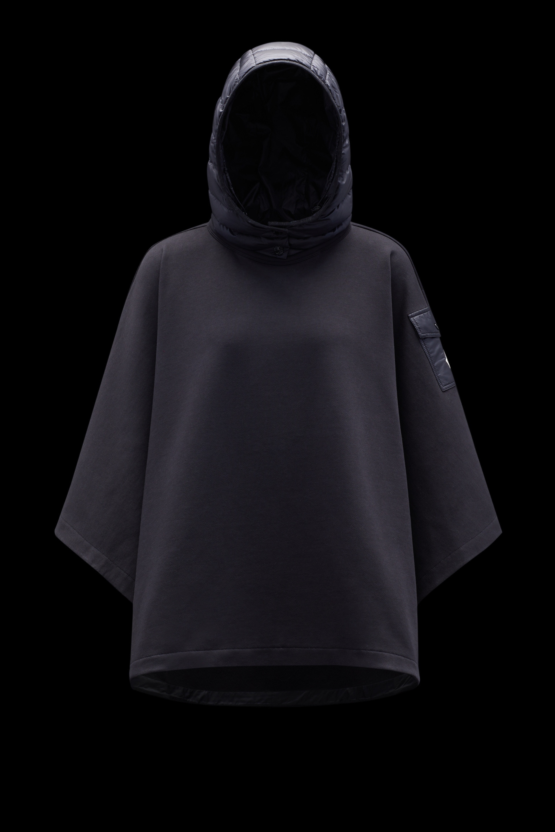 Moncler Fleece Hooded Poncho | REVERSIBLE