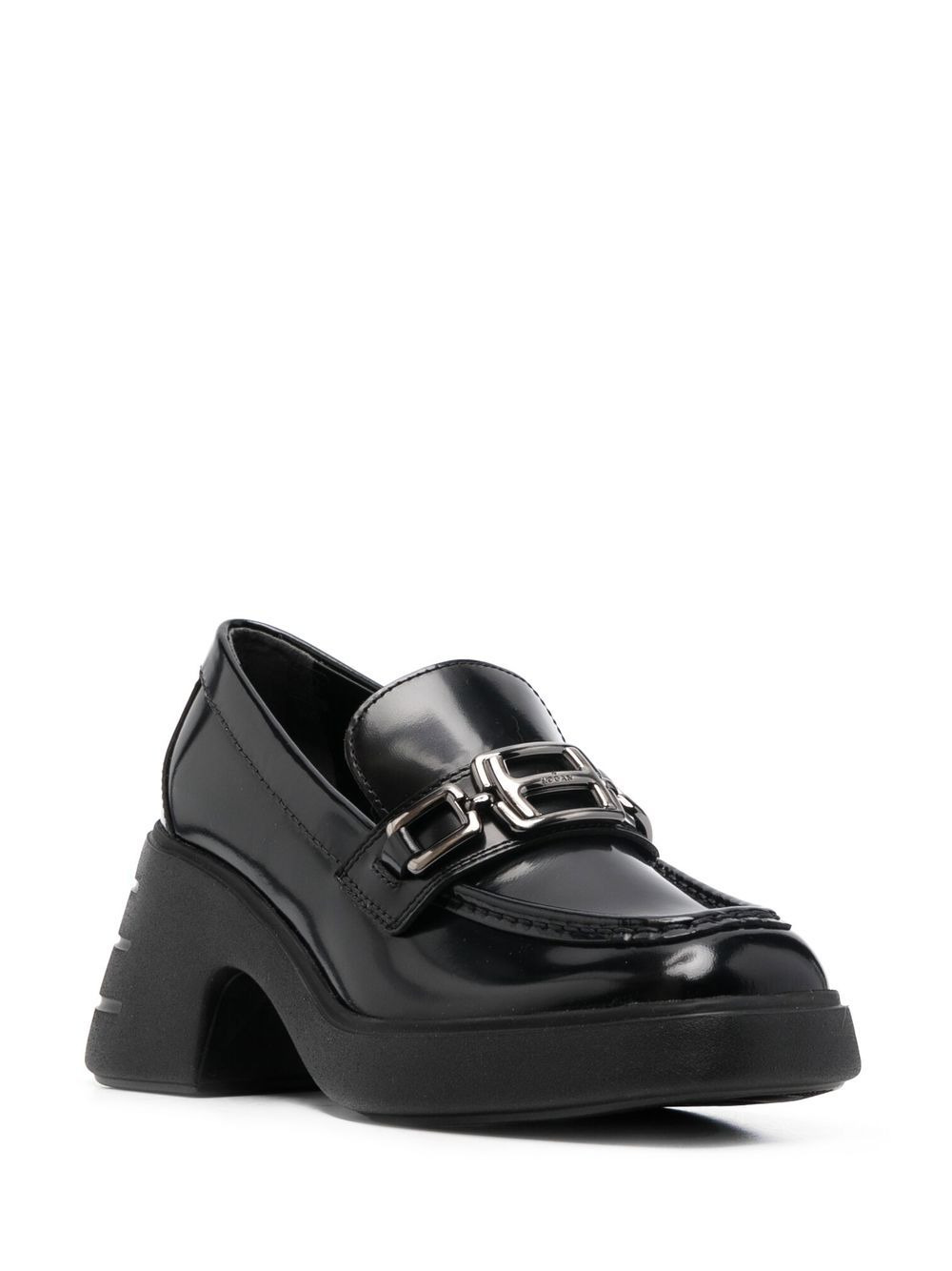 70mm chunky leather loafers - 2
