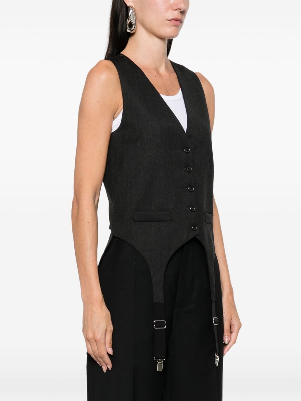 virgin wool waistcoat - 6