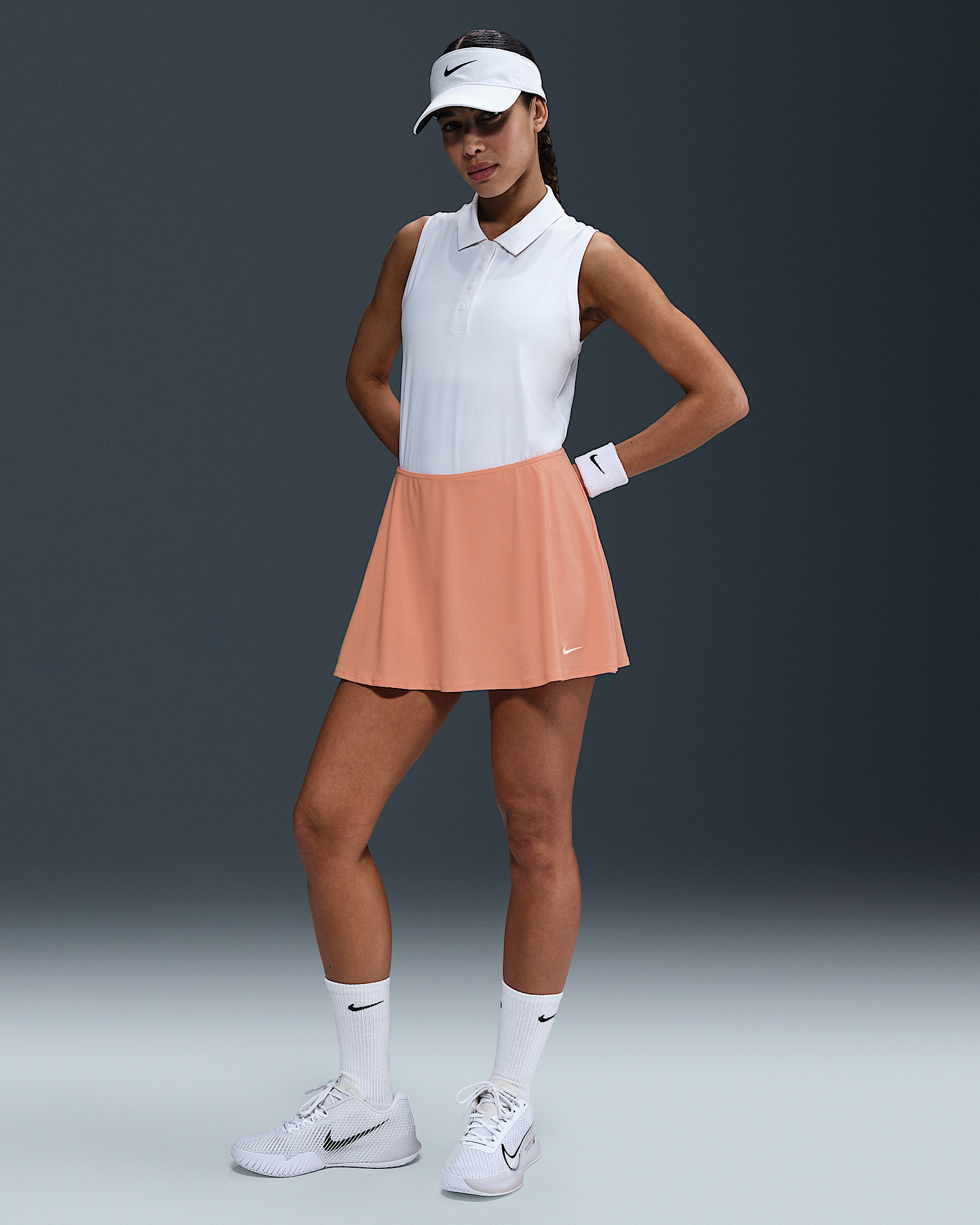 Nike Victory Women's Dri-FIT Short Flouncy Tennis Skirt - 1