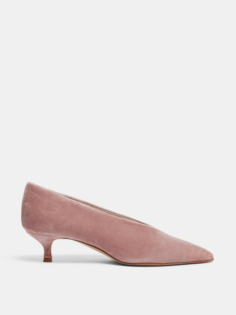 Babouche Kitten / Blush Pink Velvet 1