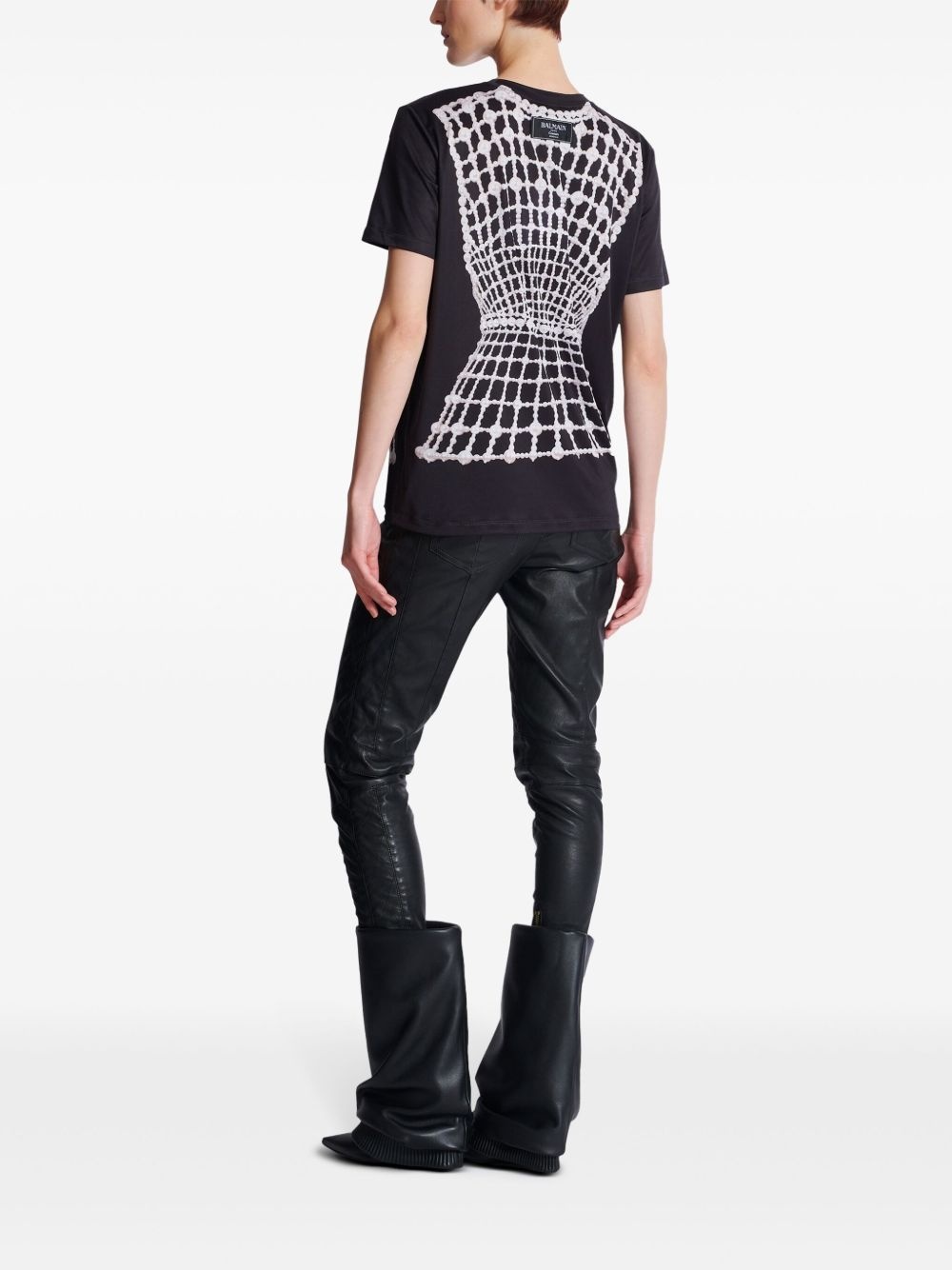 trompe l'oeil-print T-shirt - 4