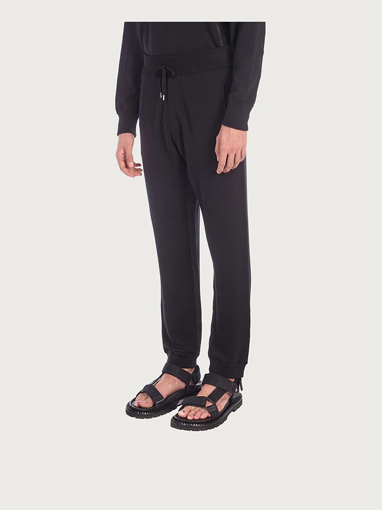 SPORTY TROUSERS WITH NUBUCK DETAILS - 5