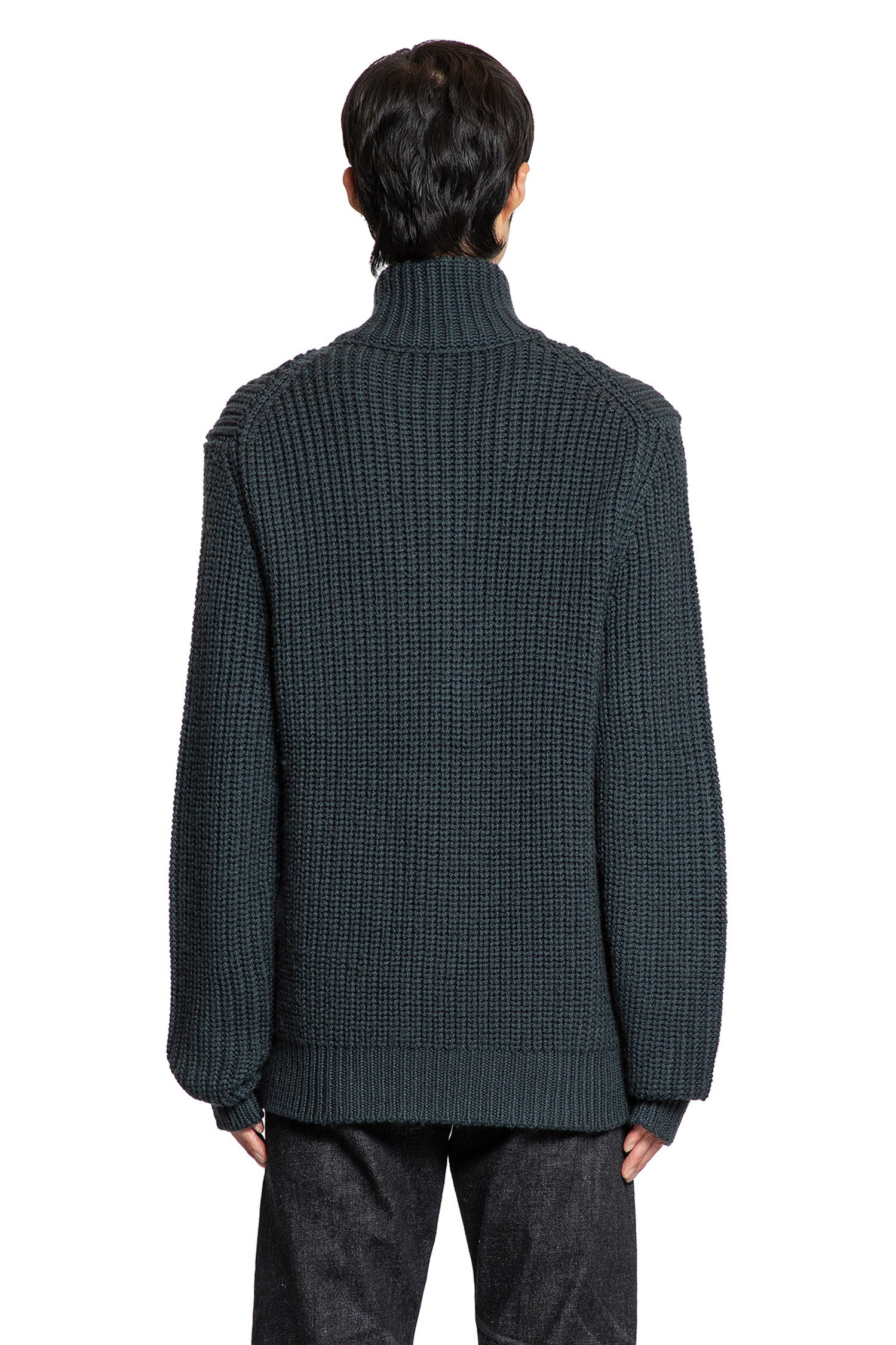 Cashmere-Wool-Half-Button-Sweater - 3