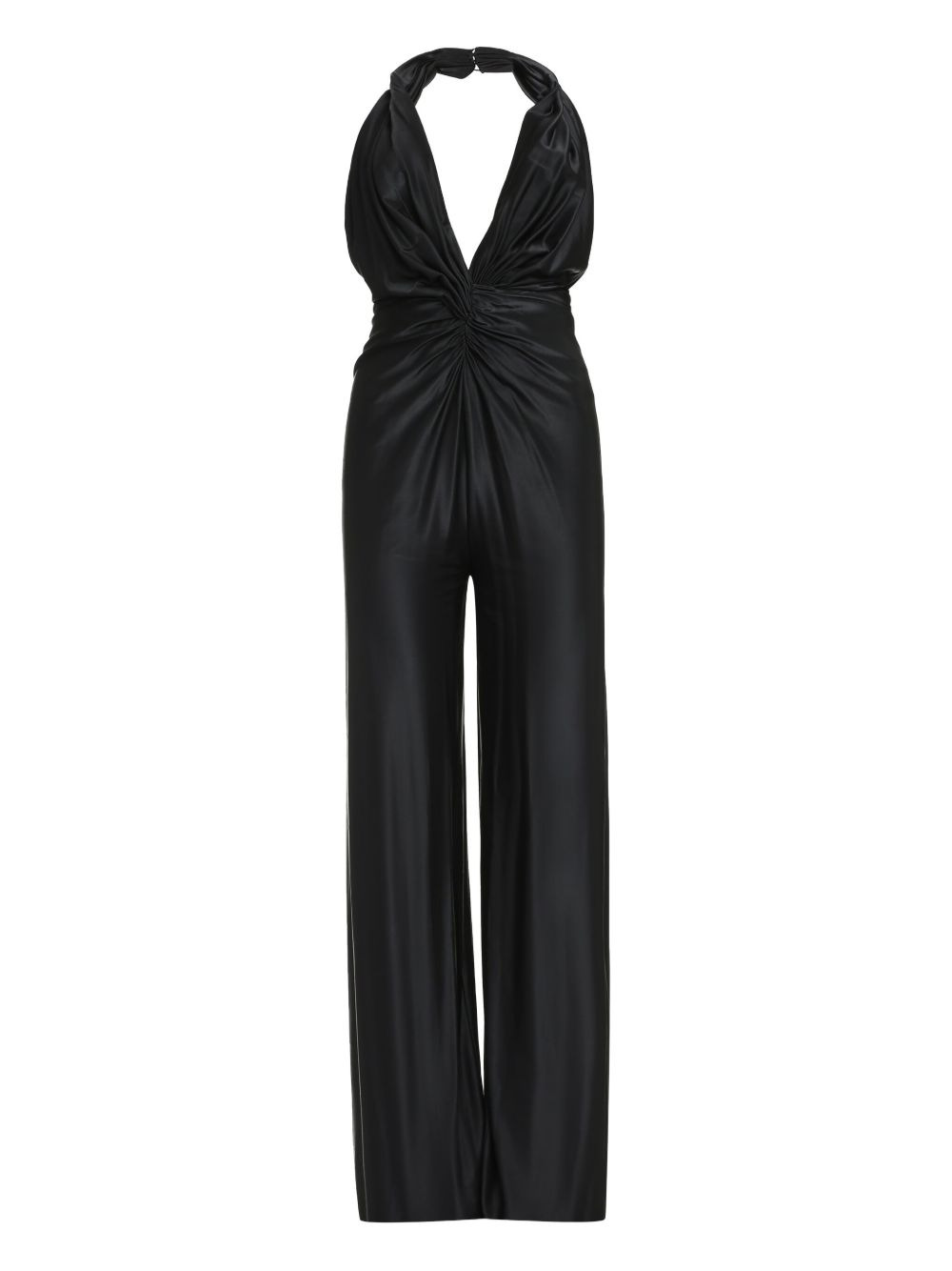 gathered open-back jumpsuit - 2