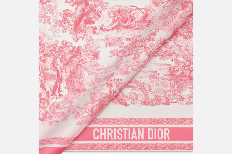 Dioriviera Toile de Jouy Sauvage 90 Square Scarf 6