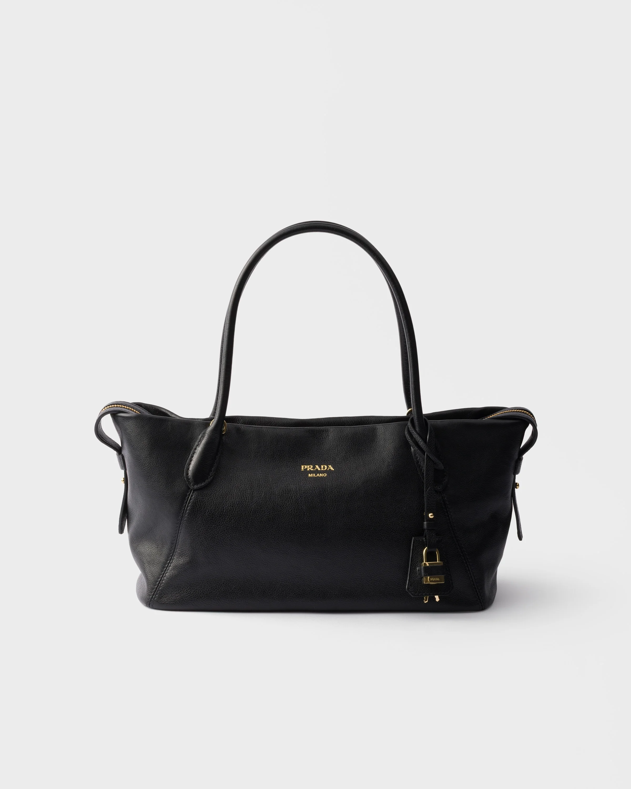 Large leather tote bag - 1