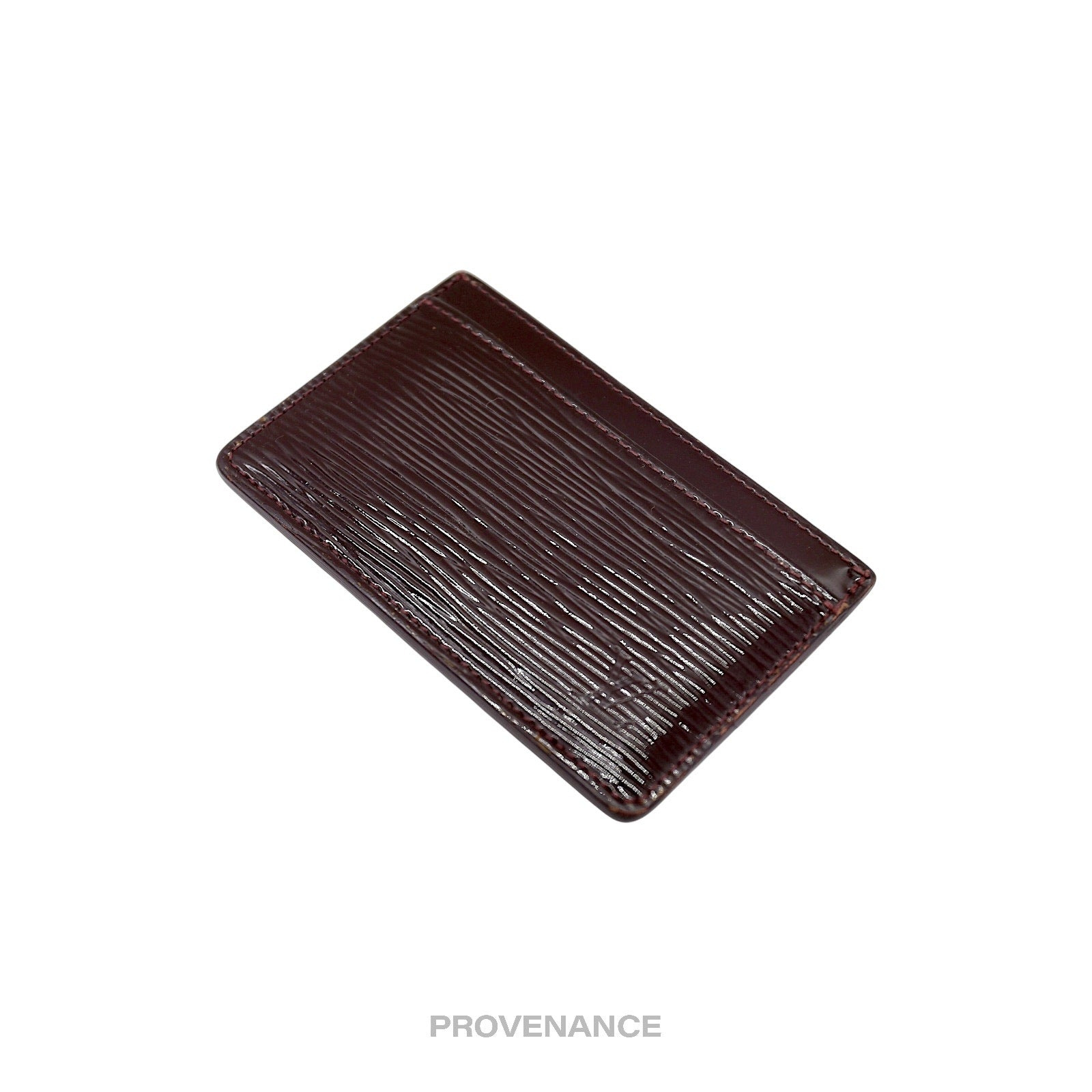 Louis Vuitton Card Holder Wallet - Burgundy Electric Epi - 4