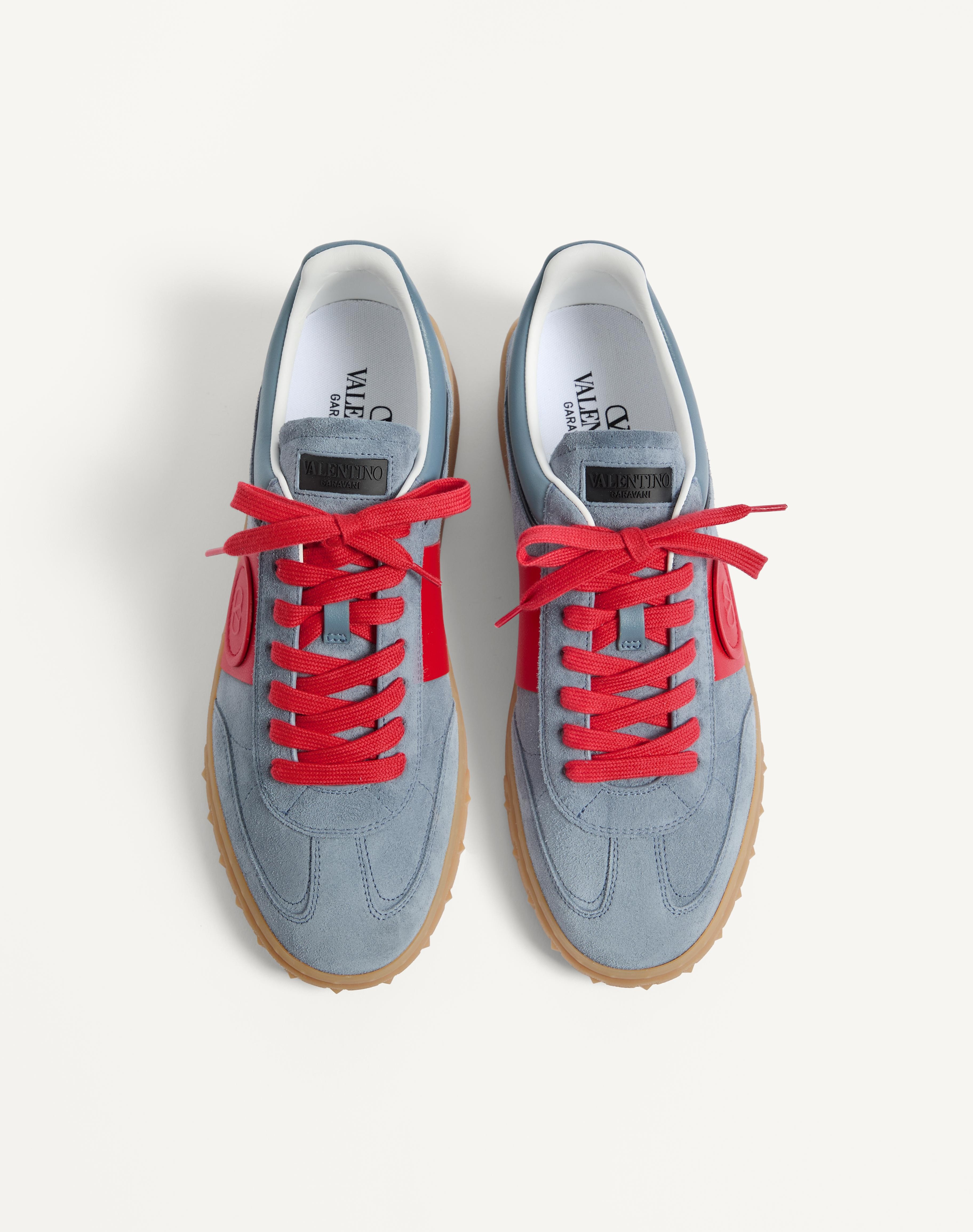 UPVILLAGE LOW TOP SNEAKER IN SPLIT LEATHER AND CALFSKIN NAPPA LEATHER - 6