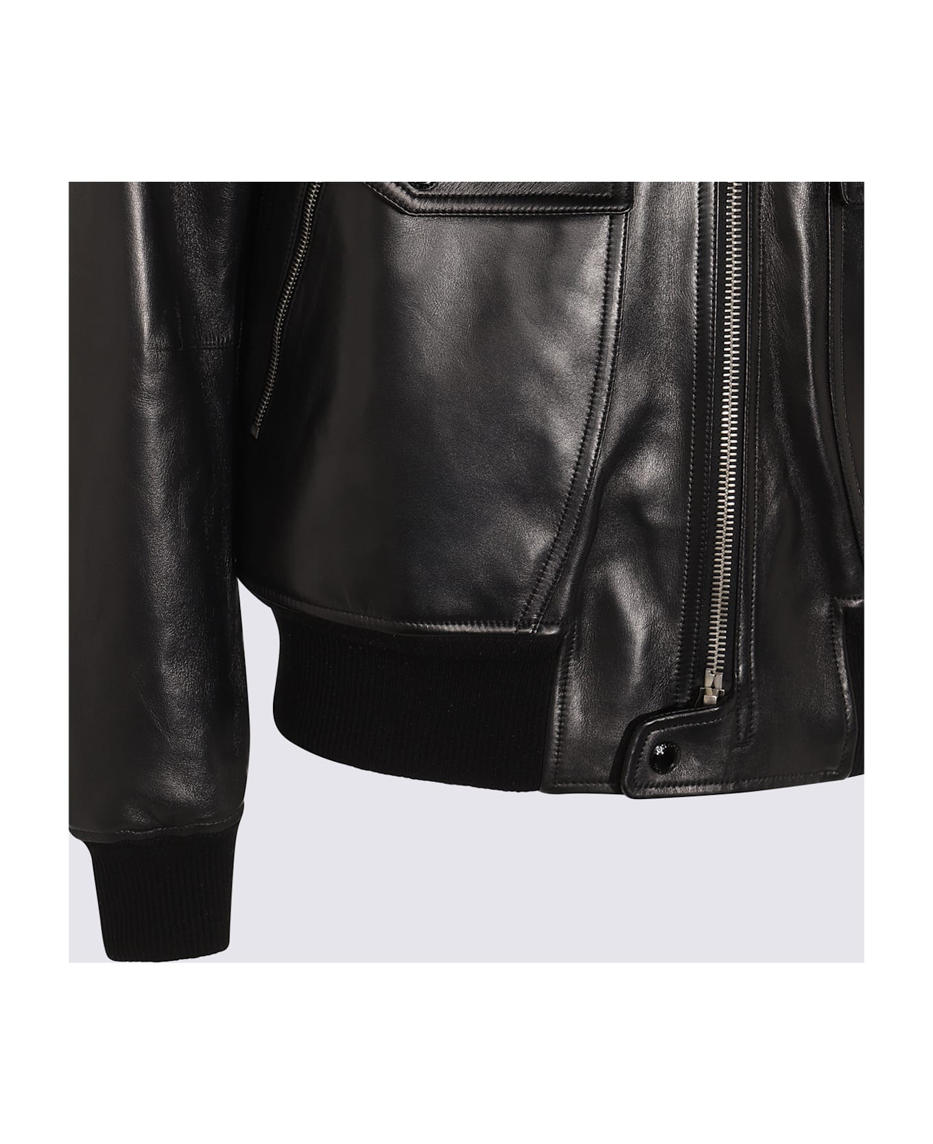 Black Leather Jacket - 3