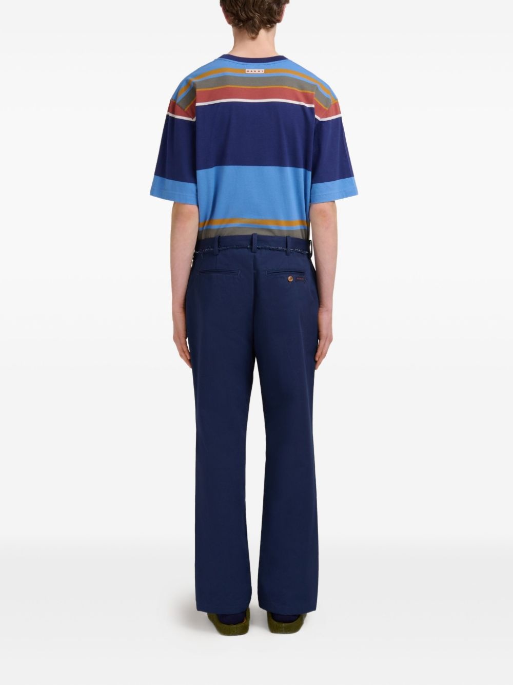 tailored straight-leg trousers - 4