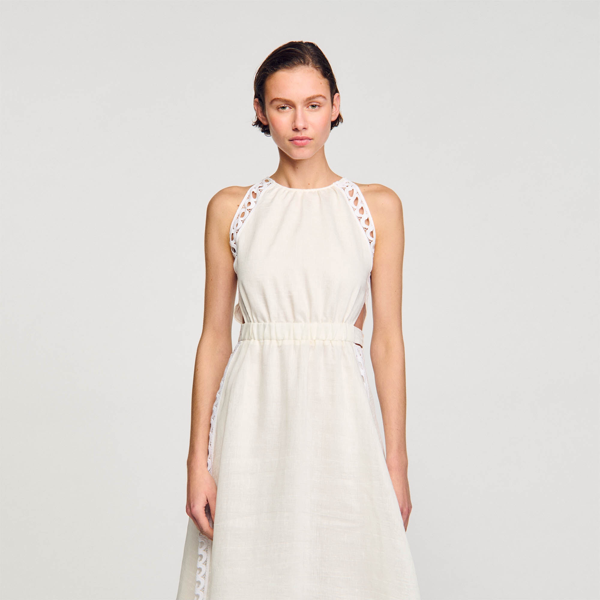 LINEN MAXI DRESS - 5